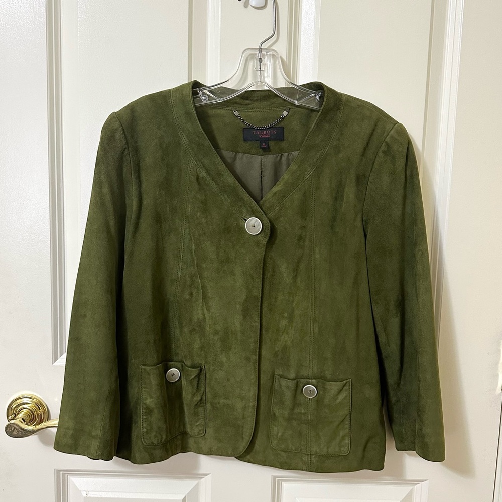 Talbots Leather Suede Jacket